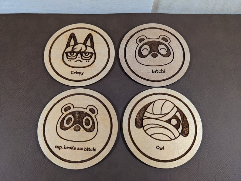 Animal Crossing Coasters