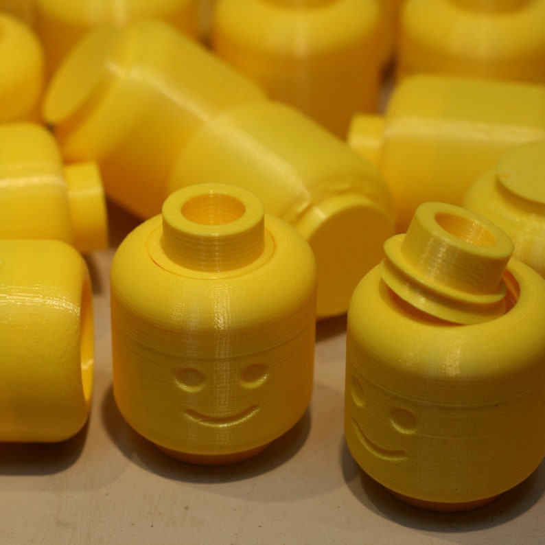 Lego head container/storage Etsy