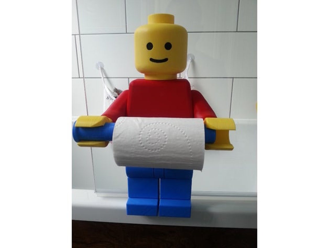 Lego Man Toilet Paper Holder | Etsy