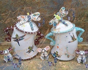 Sassy Dragonfly Canister