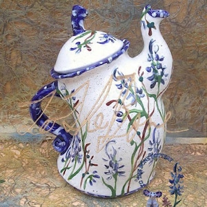 Sassy Bluebonnet Teapot