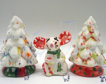 Hand painted Christmas Mouse and/or Christmas Tree