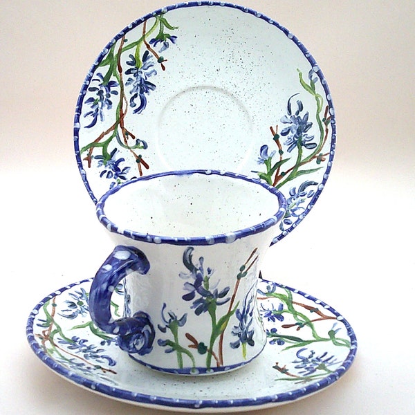 Sassy Bluebonnet Teacup