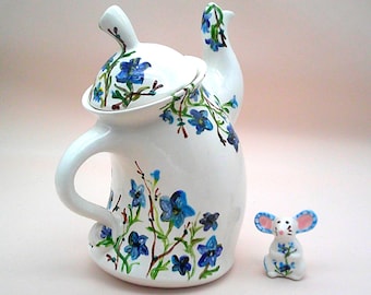 Forget Me Not Sassy Teapot