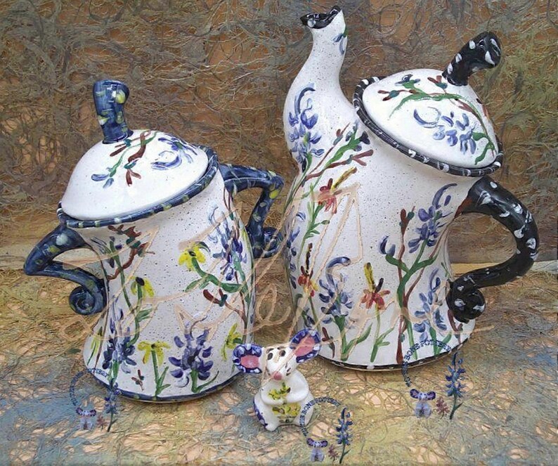 ToTheBonePottery Wildflower Canister