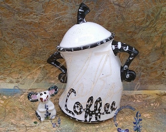 Retro Sassy Coffee Canister