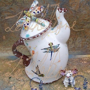 Sassy Dragonfly Teapot