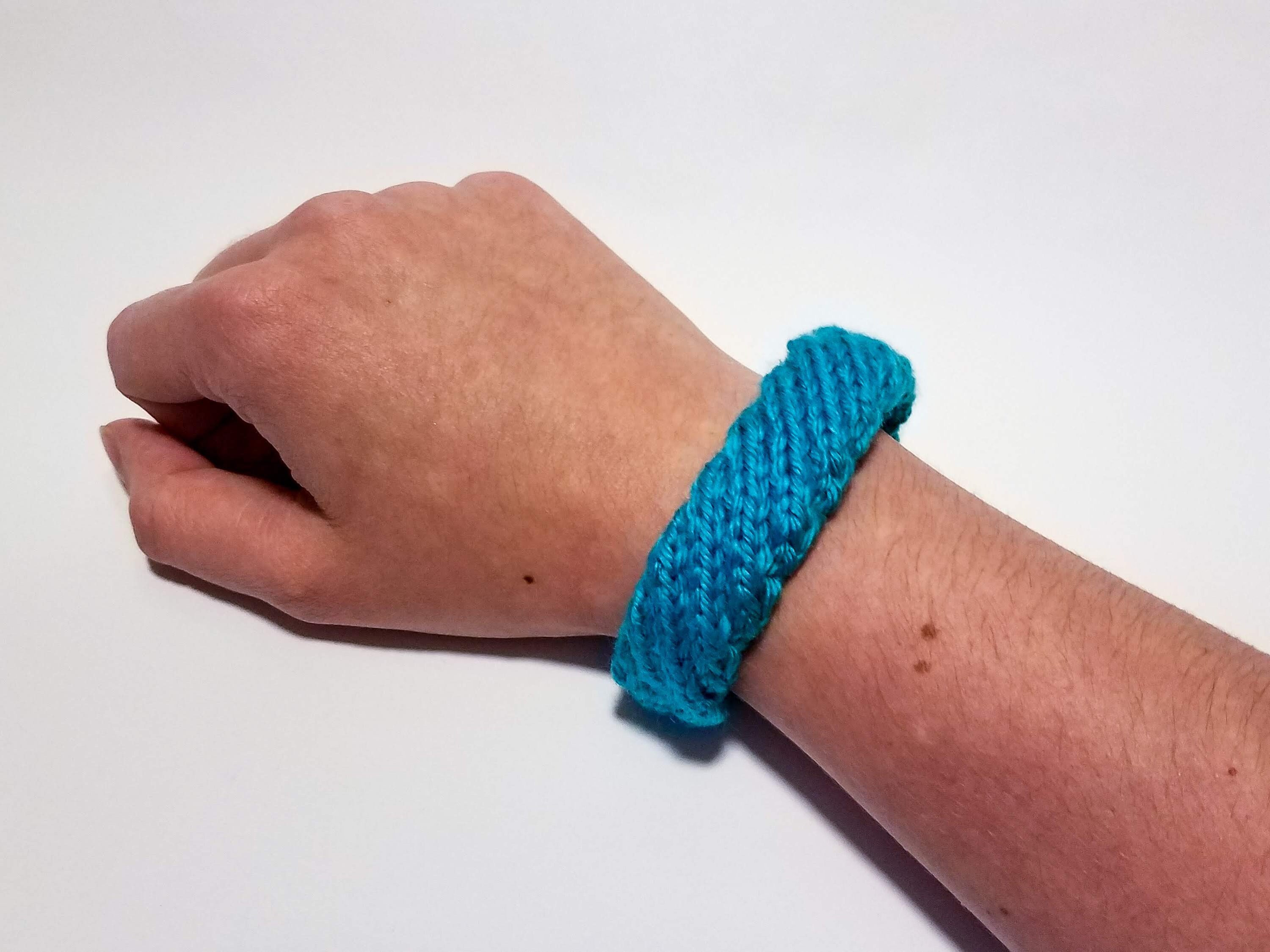 Knit Rope Wristband Etsy