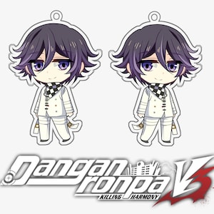 Ouma Kokichi Anime Clear Acrylic Keychain Strap