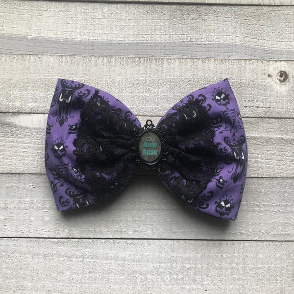 Haunted Mansion Inspired Bow for Interchangeable Ears
