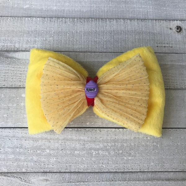 Winnie the Pooh Inspired Bow for Interchangeable Ears