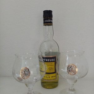Chartreuse glasses-Set of 2 original