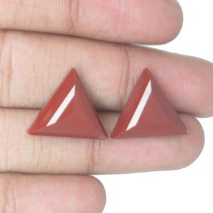 Natural Red Jasper Gemstone Round Shape Cabochon Faceted Cut Gemstone Red Colour Gemstone Loose Pair Gemstones Excellent! Quality Gems.