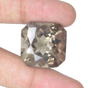 Wonderful Quality Gems Natural Smoky Quartz Gemstones Emerald Cut Shape Faceted Cut Black Colour Gemstone Loose Gemstone Ring Gemstone.