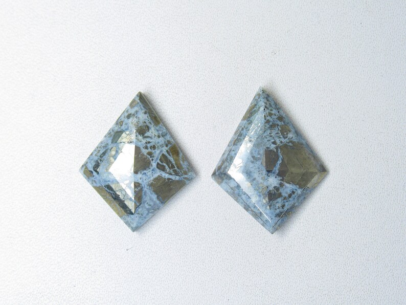 Fancy Shape Pair Gemstone Natural Marcasite Gemstone Loose Gemstone Sale