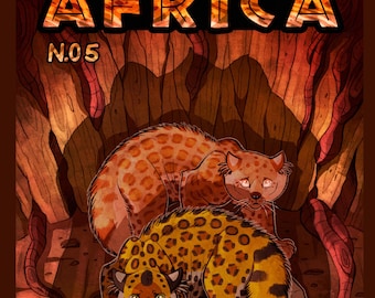 Quadrinhos da África - Capítulo Cinco (EM INGLÊS) + Pacote com os Cinco Livros DISPONÍVEL!