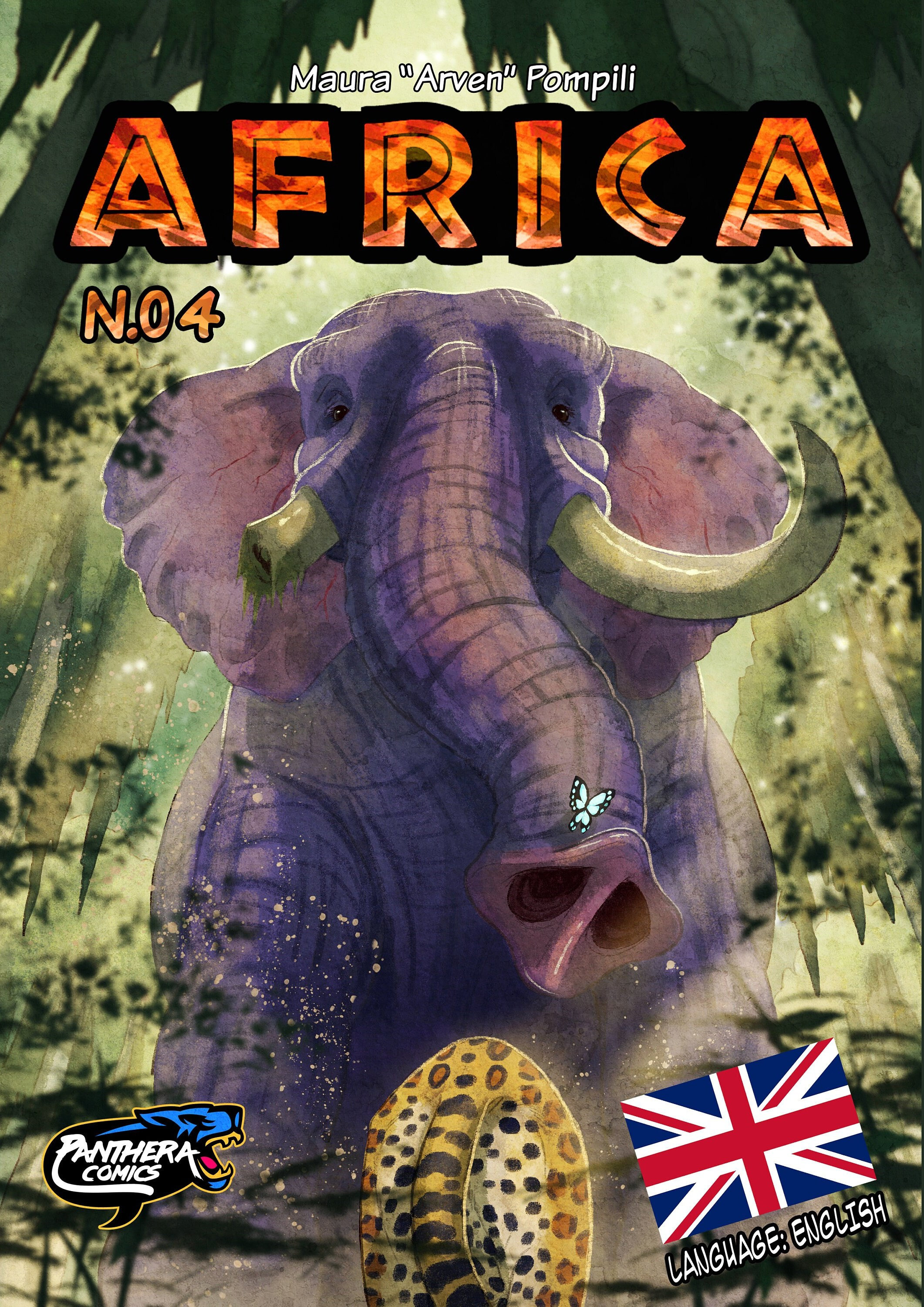Africa Comic Book - Chapter Four ENGLISH + Five Book Bundle