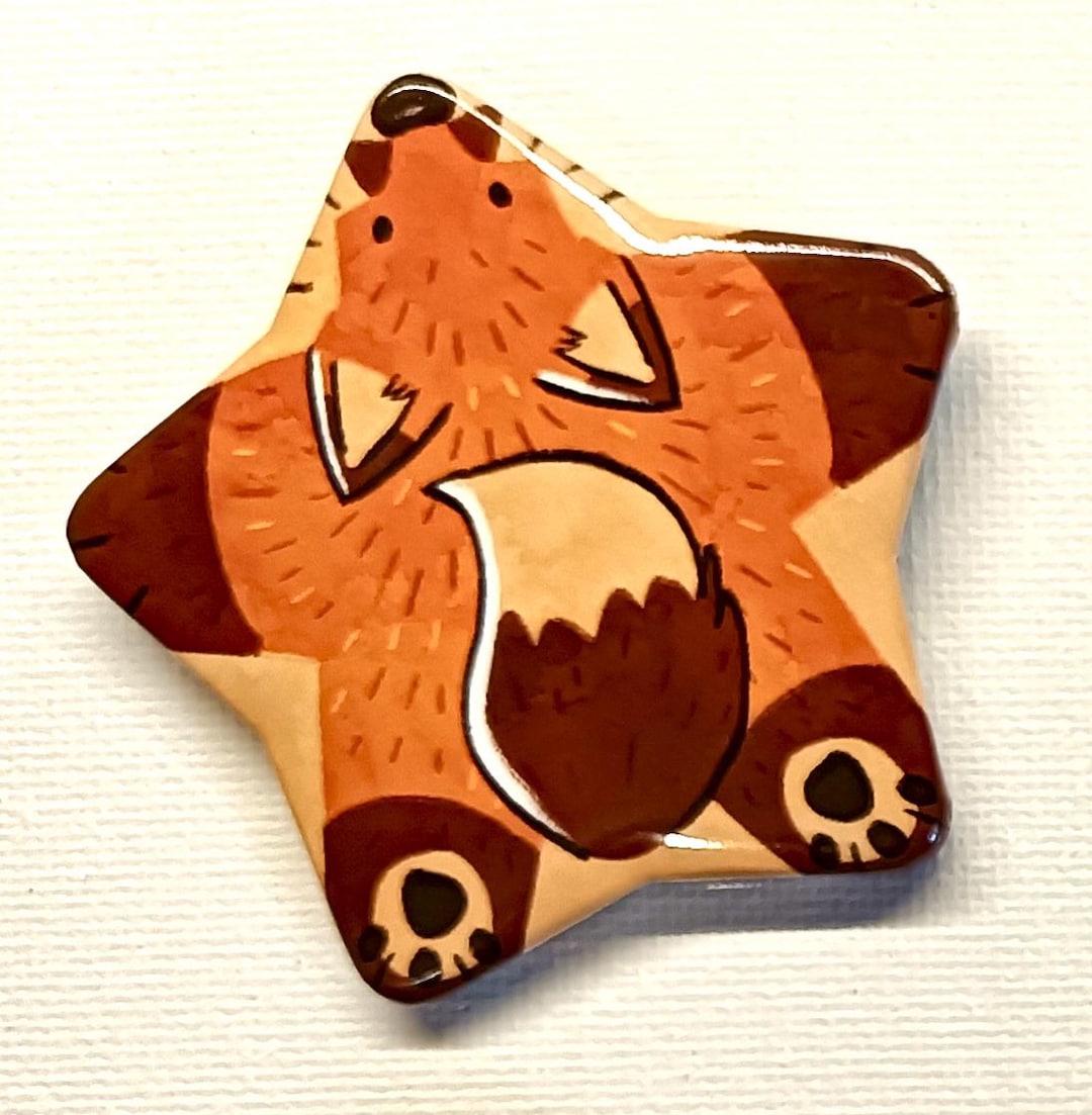 Star-shaped Button Pin 2.16x2.28