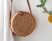 Bali rattan bag and large model cannage - The Pompon House