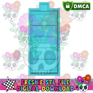 Rectangle Bar Mold Maker STL File for Freshies and Candles