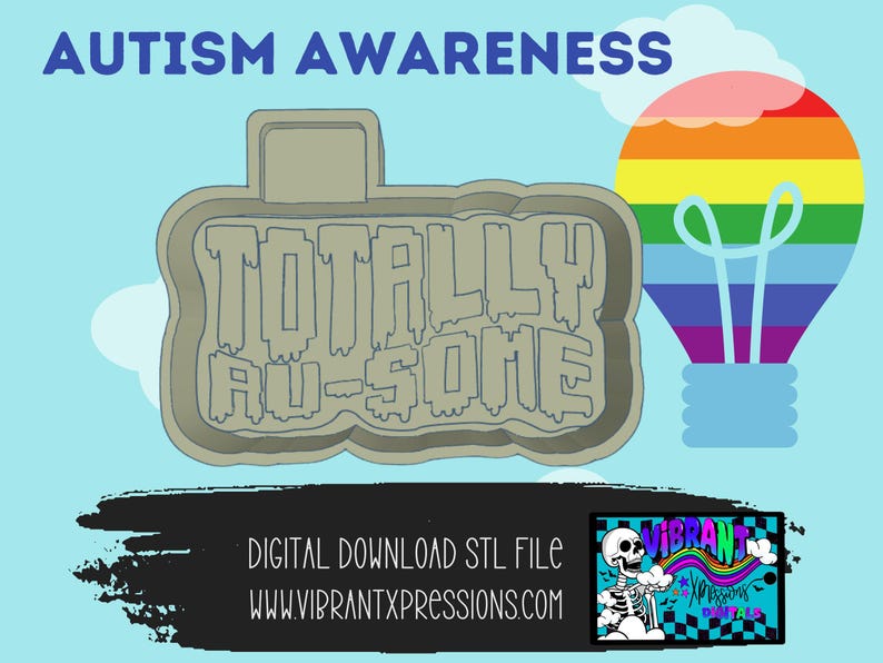 Autism Bundle Mold Maker STL File for Freshies and Candles - Etsy
