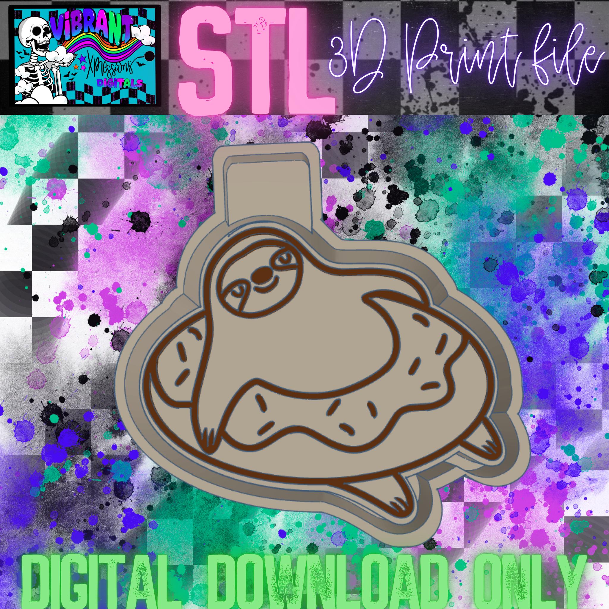 Pattern Maker Float File Donut Sloth Float Mold Maker STL File for Freshies and Candles - Etsy