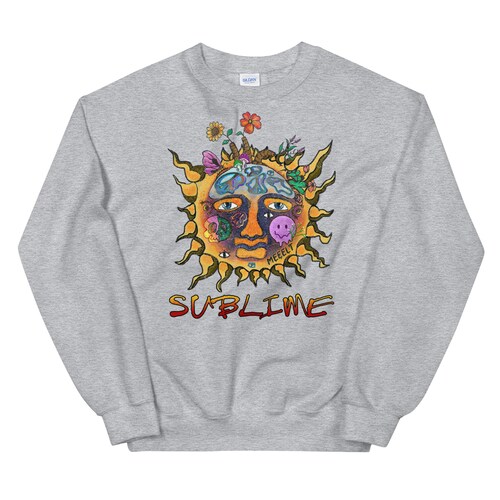 grey sun sweatshirt