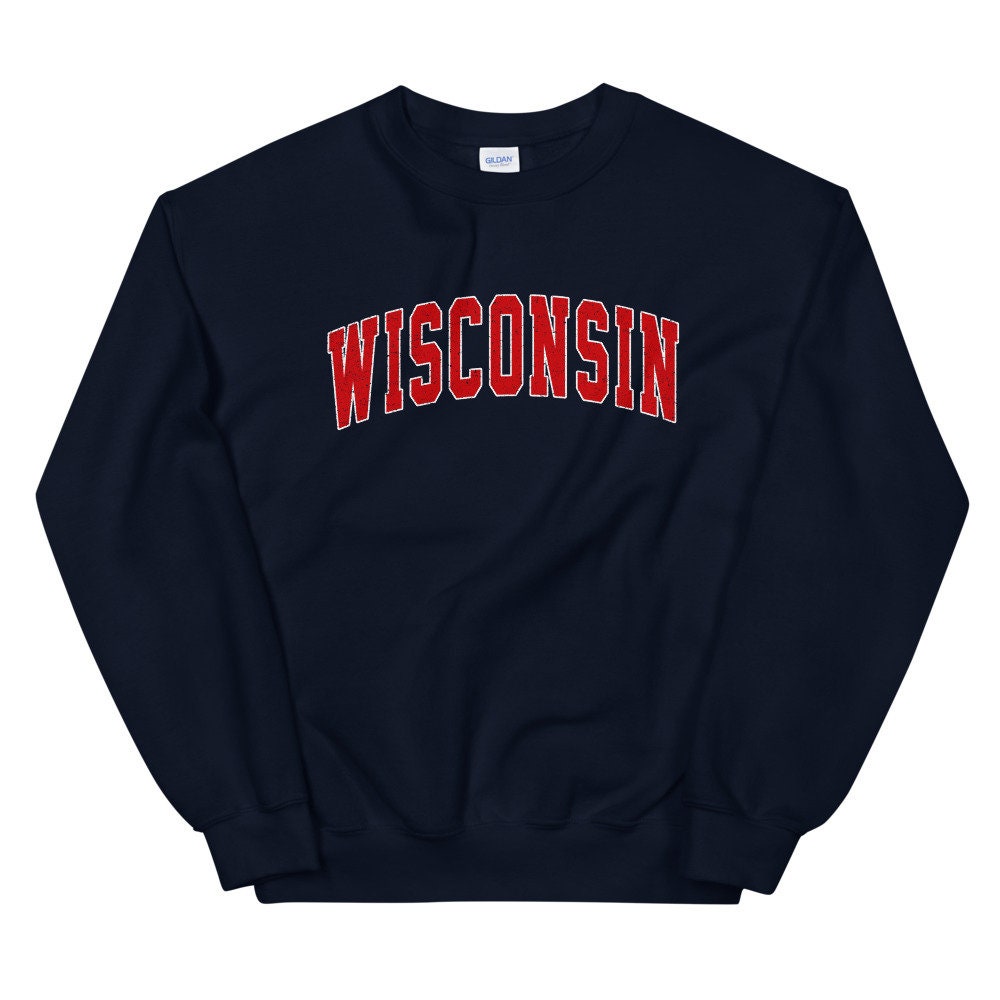 Wisconsin Sweatshirt State Sweater Cute State Shirt Comfy - Etsy