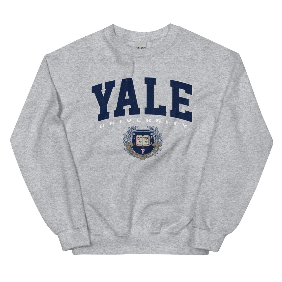 Yale Sweatshirt Yale University Sweater Vintage Sweater Etsy