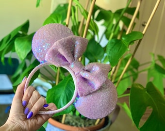 Iridescent Lavender Ears