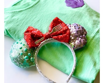 Cartoon Ariel Inspired Mermaid Ears