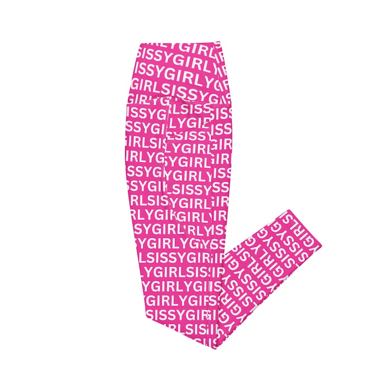 Sissy Girly Girl leggings with pockets