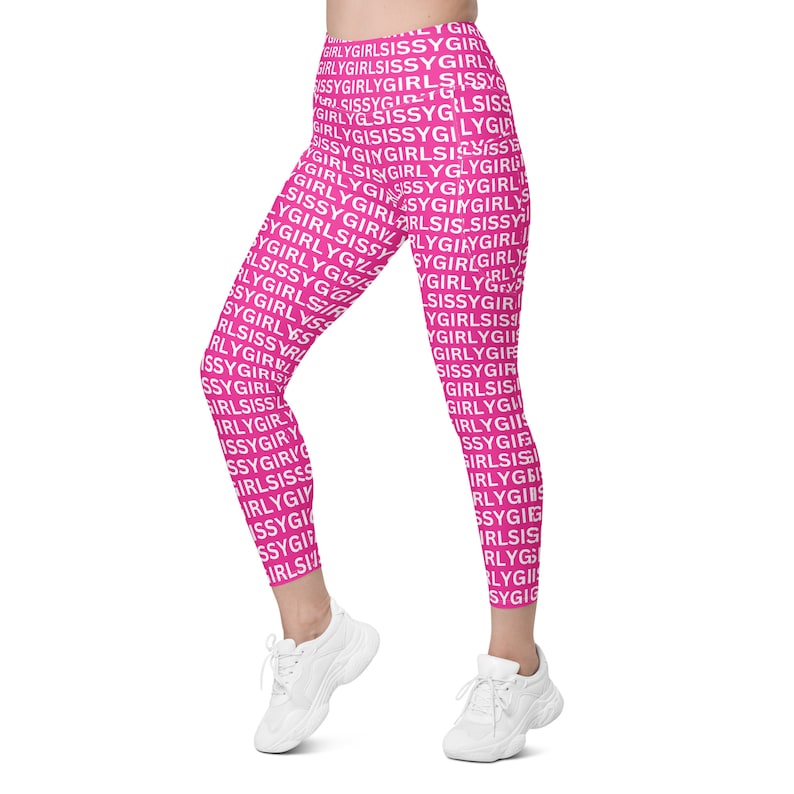 Sissy Girly Girl leggings with pockets