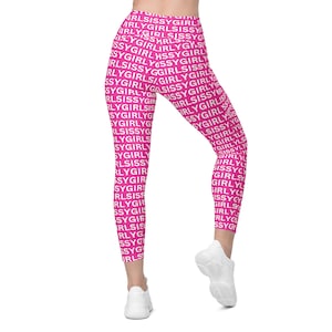 Sissy Girly Girl leggings with pockets