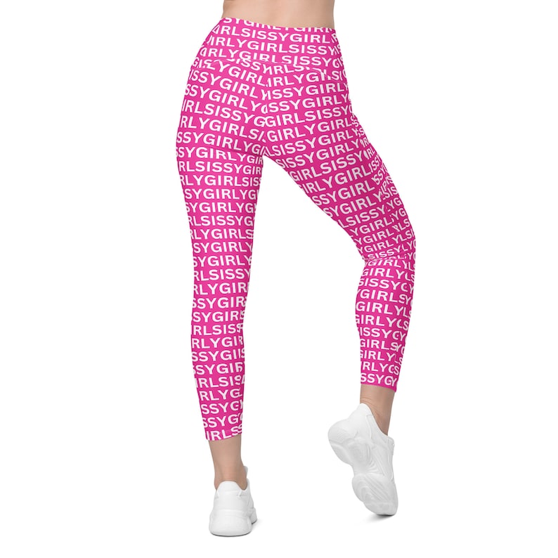 Sissy Girly Girl leggings with pockets