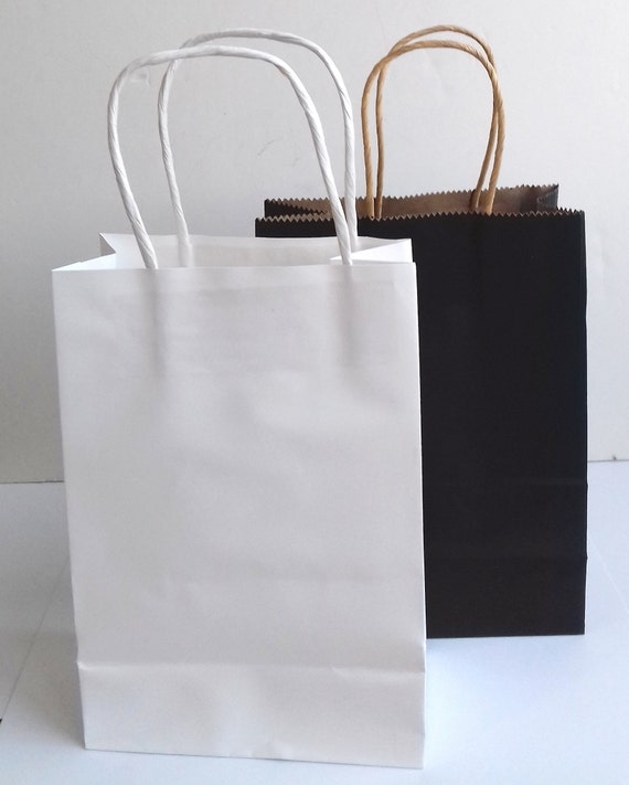 white bag wedding