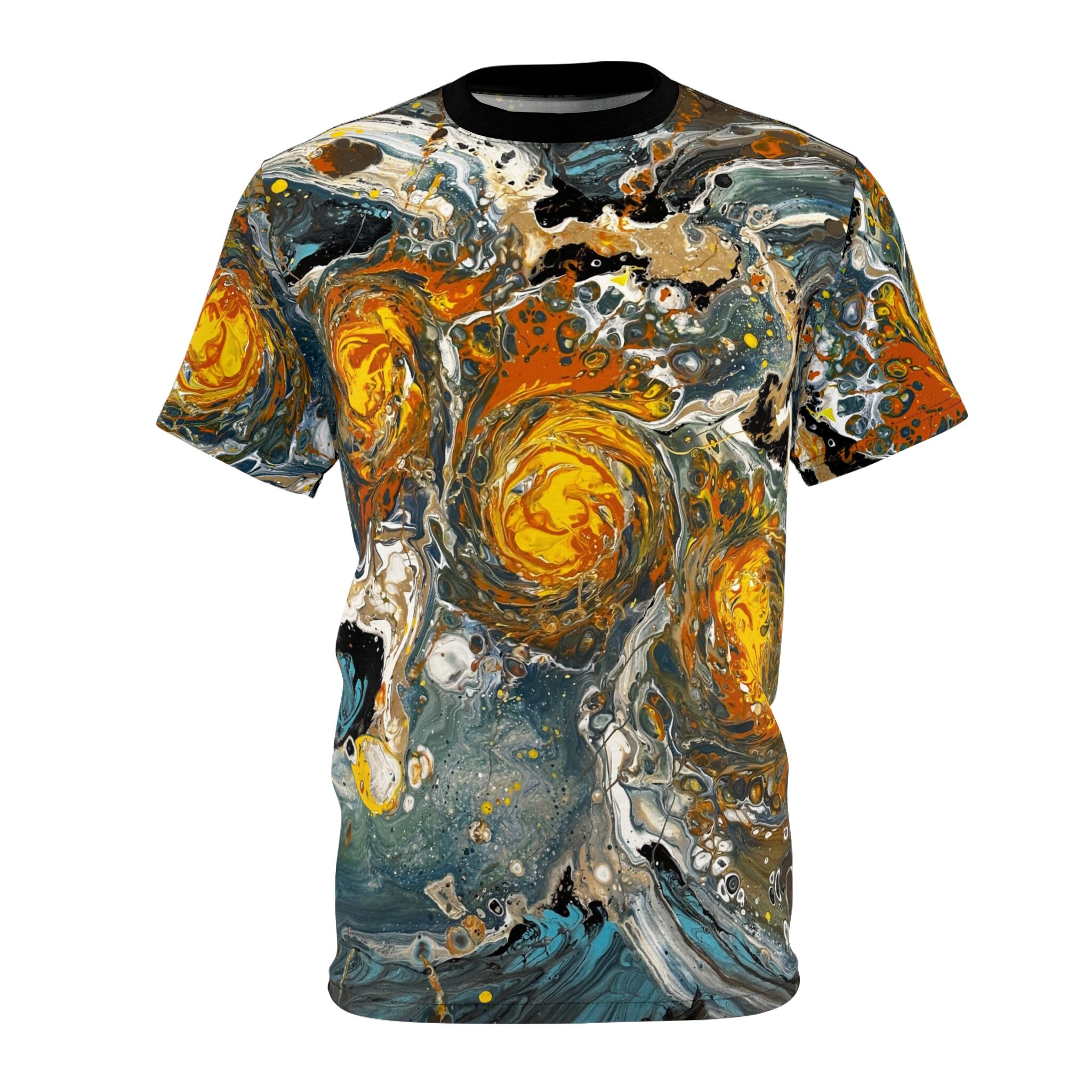 Discover Hurricane - AOP Painting Artistic Fluid Art Abstract 3D T-Shirt