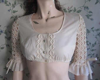 Cropblouse Dirndlbluse