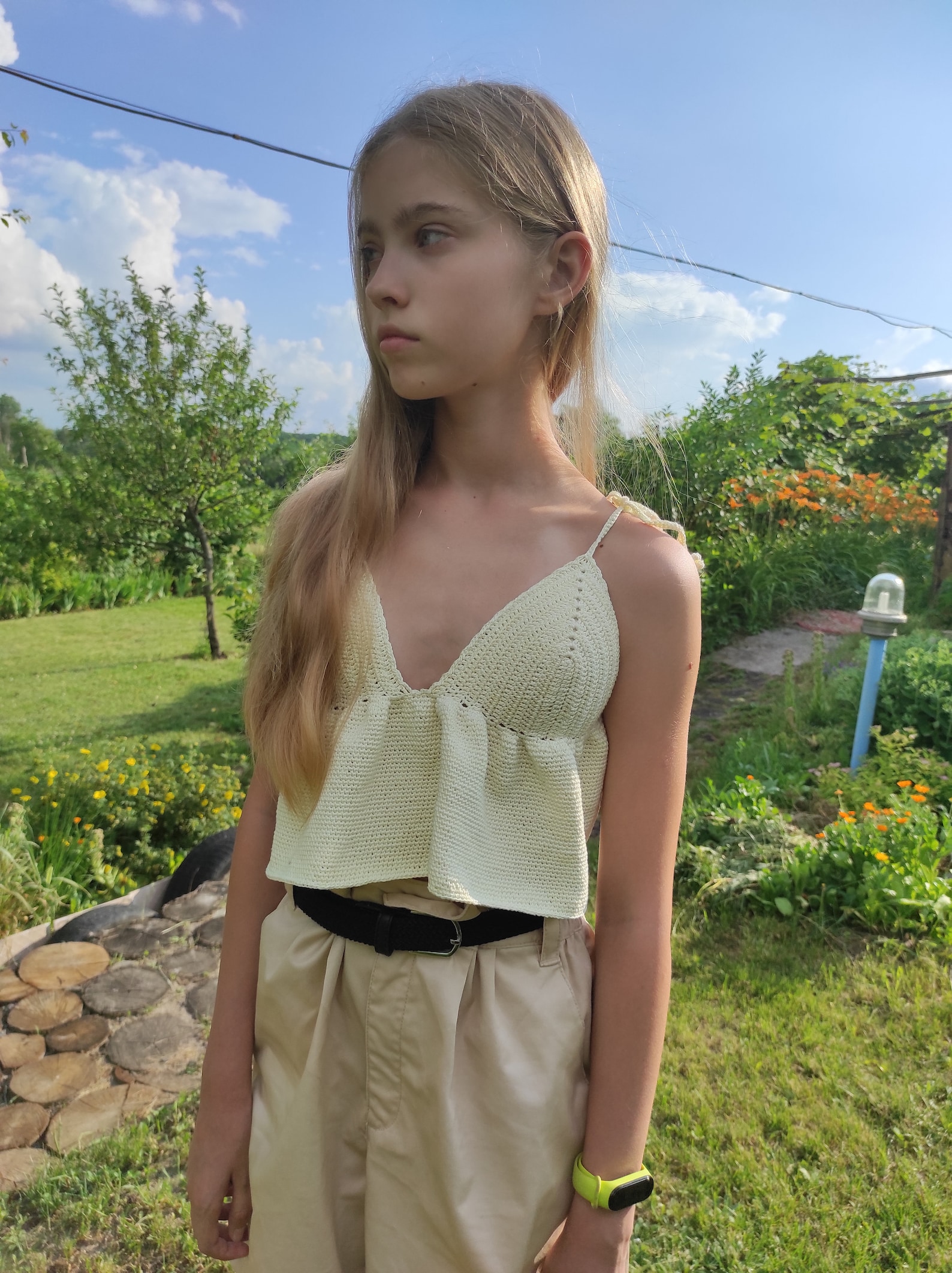Croptop, Crochet Tank Top, Crochet Halter Top, Womens Clothing Crochet ...