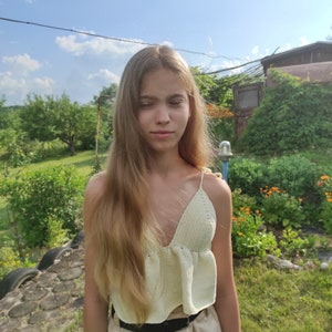 Croptop, Crochet Tank Top, Crochet Halter Top, Womens Clothing Crochet ...