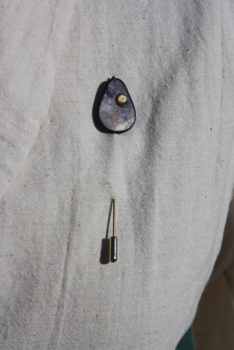 hat. Reversible decorative fibula called hat pin brooch for jacket