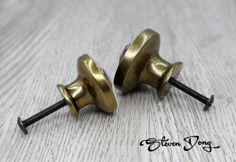 Skull Retro Bronze Dresser Knobs Cabinet Knobs Furniture Knobs 5 Colors to Choose Customized