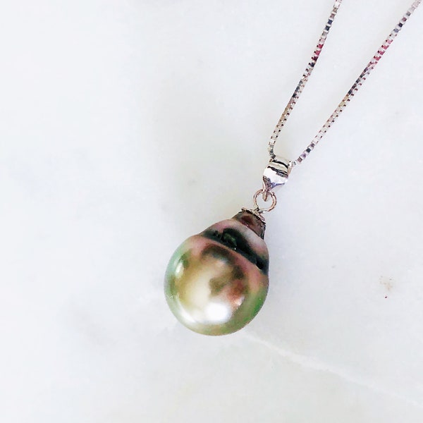 Tahitian Pearl Necklace - Etsy