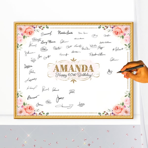 Guest book poster Etsy.de