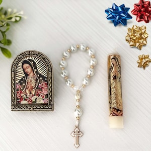 Juego de regalo religioso, paquete de oración, regalo conmemorativo, regalo católico reconfortante, caja religiosa.