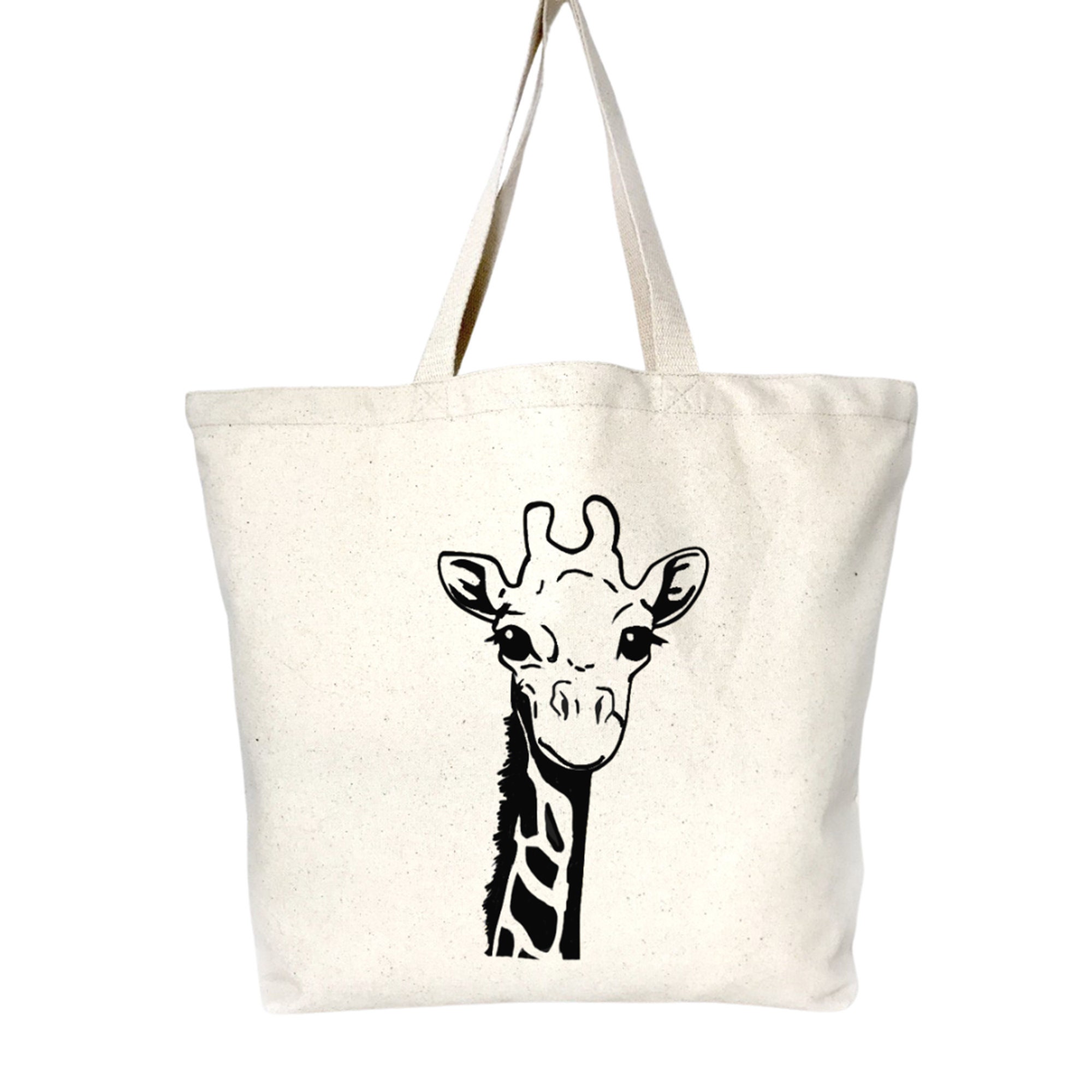Giraffe Tote bag Tote canvas Giraffe Giraffe accessories Etsy
