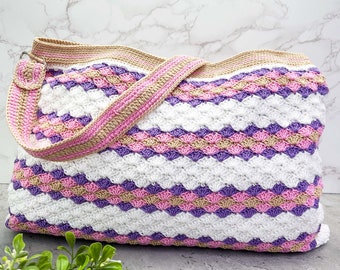 Knitted Bag, Shoulder bag, Women Knit Bag Gift, Christmas Gift.