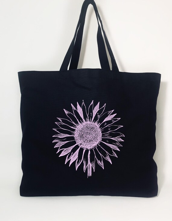 sunflower beach bag