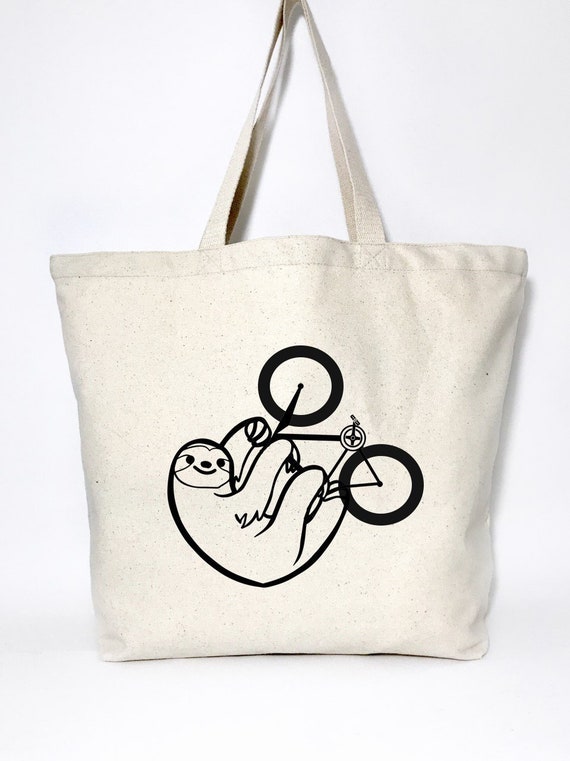 sloth beach bag