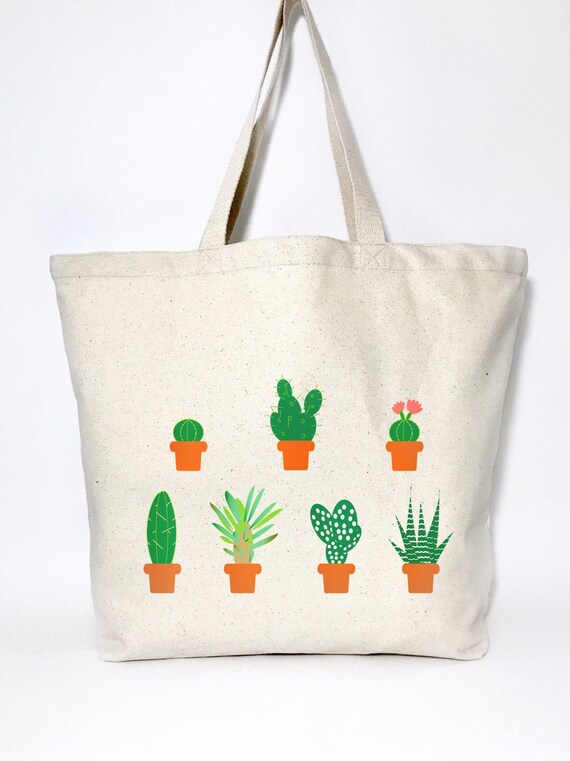 cactus tote bag